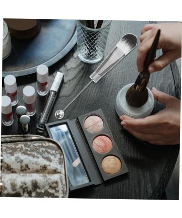 Buy 2 Sets of Metal Handle Makeup Brushes for Women | Eye Shadow Brow & Loose Powder Brush Perfect for Flawless Eye Makeup & Blush Application | High-Quality Artificial Fiber - Buy Online on GoSupps.com