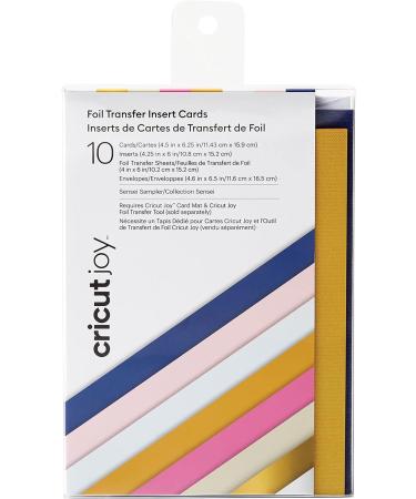 Cricut Joy Sensei Sampler Foil Transfer Insert Cards - 10 Pack - Buy Online on GoSupps.com