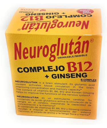 Neuroglutan B Complex Dietary Supplement I Sugar Free I 12 Pouches - 4 Fl Oz - Buy Online on GoSupps.com