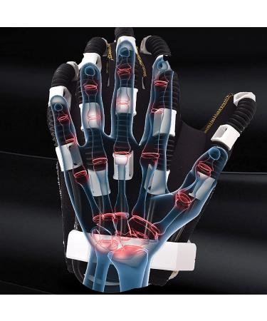 Rehabilitation Gloves Finger Orthoses Hand Stroke Hemiplegia Rehabilitation Training Equipment Tuning Fork Finger Flexion and Extension Exercise Left X-Large - Buy Online on GoSupps.com