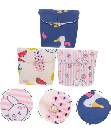 Healifty 6 Pcs Teens Napkin Storage Bag Menstrual Pads Organizer Wallet - Portable Period Pouch for Women - Toallas Sanitarias Para Mujer - Buy Online on GoSupps.com