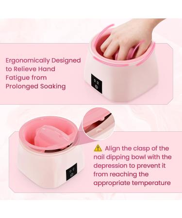 Yokilly Heated Nail Soaking Bowl - 50% Faster Soak Off for Women | Electric Manicure Bowl for Home & Salon - Shop Internationally - Buy Online on GoSupps.com