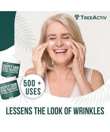 TreeActiv Crepey Skin Repair Treatment with Retinol for Face & Body | Anti-Wrinkle Serum - Buy Online on GoSupps.com