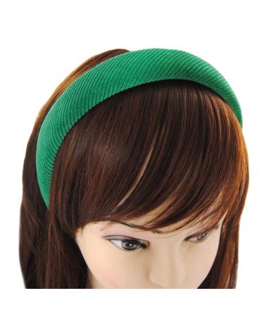 axy Wide Headband with Padded Cord - Stylish Green Hair Accessory for All Hair Types - Buy Online on GoSupps.com