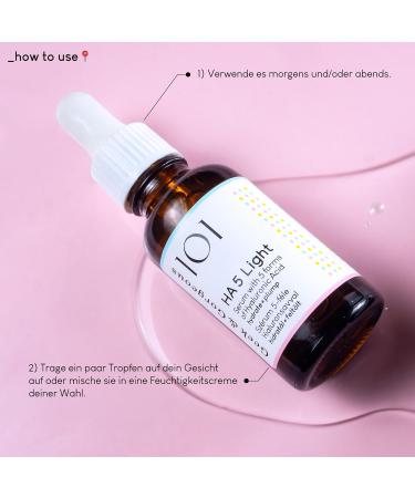 Geek & Gorgeous 101 HA 5 Light - Serum with 5 forms of Hyaluronic acid light & fast absorbing - hydrates softens and plumps skin - all skin types especially combination 30ml - Buy Online on GoSupps.com