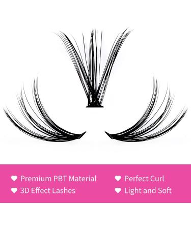 30D 0.07 D Curl Cluster Lashes 12-18mm Mixed Trays - DIY Eyelash Extensions at Home - Buy Online on GoSupps.com