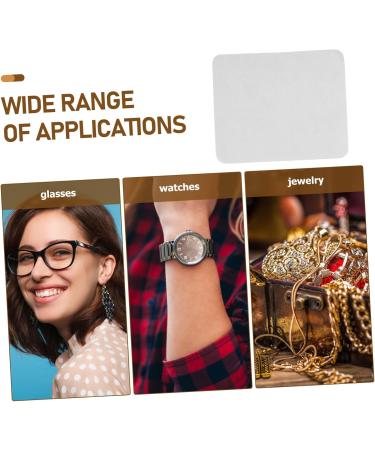 20Pcs Printable Glasses Lens Cloths - Ideal for Camera Eyeglasses & Lens Cleaning | Premium Polishing Wipes - Buy Online on GoSupps.com