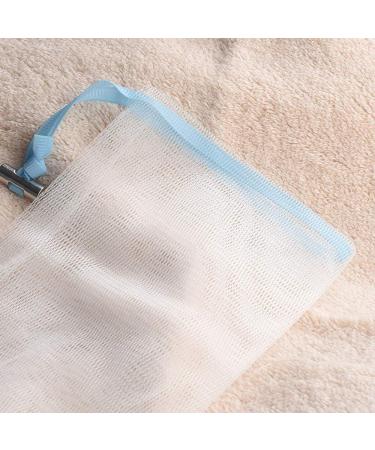 Pack of 3 Mesh Bags - Double Layer Bubble Net Shower & Skin Care Holder | Eco-Friendly Cleaning Solution - Buy Online on GoSupps.com