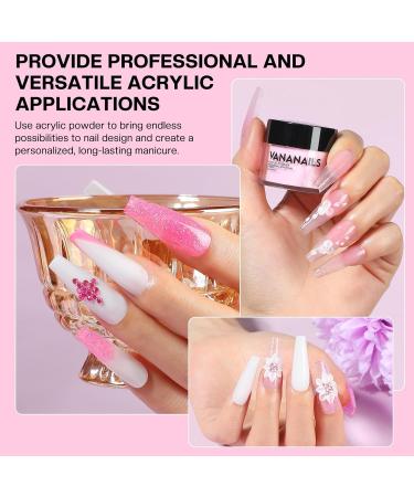 Beginner's Acrylic Nail Kit - Complete Professional Set with Acrylic Powder Glitter Drill & UV Light | Perfect Gift for Women - Buy Online on GoSupps.com