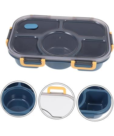 Alipis Box Lunch Box to Go Divided Lunch Containers Adults Multi-Function Bento Case Student Food Navy 28.5X19X6.5CM - Buy Online on GoSupps.com