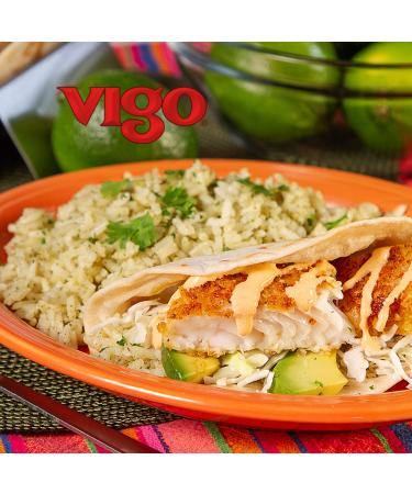 Vigo Cilantro Lime Rice - Fresh & Zesty, Low Fat 8oz (Pack of 12) - Buy Online on GoSupps.com