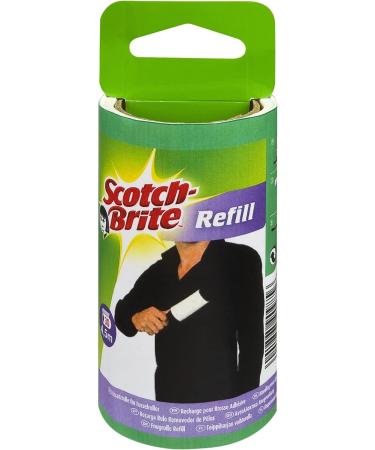 Scotch-Brite Everyday Clean Replacement Foot Roll - 56 Sheets Lint Brush for Upholstery & Pet Hair - High Adhesive Power - Buy Online on GoSupps.com
