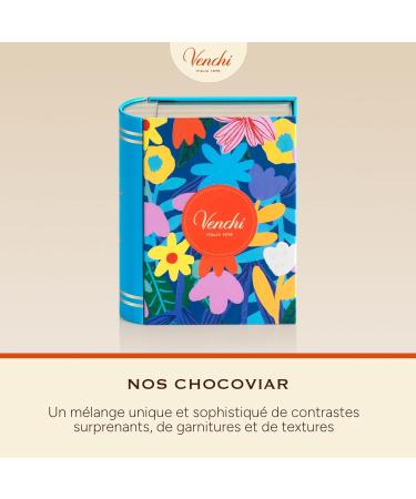Venchi - Mini Livre en M tal 6 Chocolats Chocoviar Assortis 117 Gr Sans Gluten Collection Printemps Venchi Teresa Rego Id e Cadeau - Buy Online on GoSupps.com