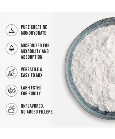 Creatine Monohydrate Powder, 525g, Micronized & Unflavored, Creatine Supplement for Men & Women, Muscle Support, Strength & Recovery, 105 Servings 1.16 Pound (Pack of 1) - Buy Online on GoSupps.com