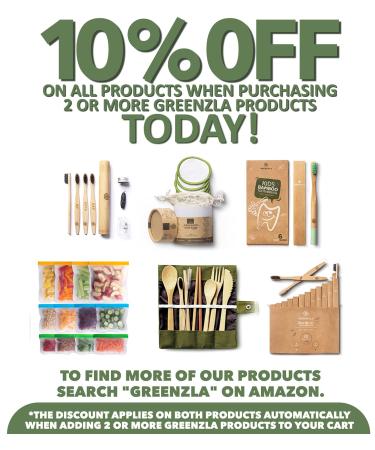 Greenzla Kids Bamboo Toothbrushes - 6 Pack | Eco-Friendly, BPA Free, Soft Bristles & Biodegradable - Buy Online on GoSupps.com