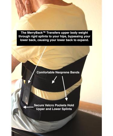 Buy Portable Back Stretcher for Low Back Pain Relief - Sciatica & Kyphosis Correction - Spinal Decompression & Posture Support - Ideal for Small/Medium Sizes - Buy Online on GoSupps.com