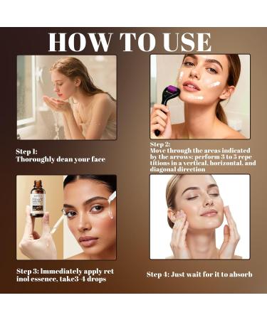  Bodiiwuliu Retinol facial serum with hyaluronic acid for microneedling anti-wrinkle serum 30ml moisturizing non-sticky and easy to absorb facial care suitable for most skin types - Buy Online on GoSupps.com