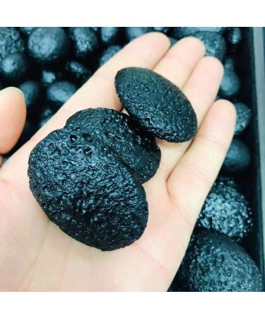 Natural Crystal Rough 1PC Natural Black Meteorite Specimen Original Stone 20g-30g - Buy Online on GoSupps.com