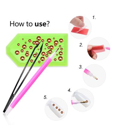 2320Pcs Molisaka Rose Gold Rhinestones for Nails â€“ Sparkling Glass Nail Gems & Bling Art Accessories - Buy Online on GoSupps.com