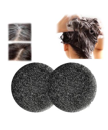 Man Gray Hair Reverse Bar(2pcs) Gray White Hair Repair Unisex Grey Hair Shampoo Bar for Men and Women root activator shampoo