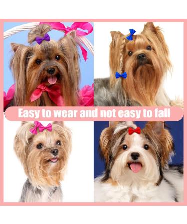 Suxgumoe Dog Hair Bows 36Pcs Mixed Colors - Cute Grooming Bows for Long Hair Dogs & Cats - Buy Online on GoSupps.com