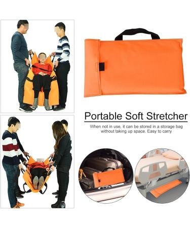 Folding Stretcher Patient Mover Rescue Transport Stretcher Emergency Stretcher Positioning Bed Pad Multifunctional Back Stretcher for Home Sports Venues Stretcher Orange - Buy Online on GoSupps.com