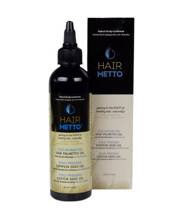 HAIRMETTO Topical Hair Oil Hair Loss Product Formulated with Saw Palmetto Oil and Pumpkin Seed Oil for Hair Growth Soothes Dry Scalp Strengthens Roots Lavender Scent 118 mL Bottle