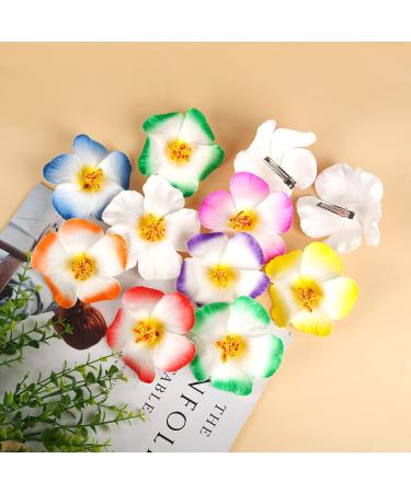 Gukasxi 24 Pieces Hawaii Hibiscus Flowers Clips 3.7inch Artifical Hibiscus Flower Hair Clips Tropical Beach Headdress Boho Flower Hairpins for Women Girls Hawaii Hair Accessories for Women - Buy Online on GoSupps.com