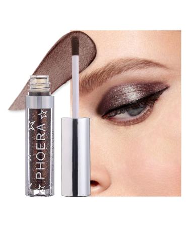 Erinde Liquid Glitter Eyeshadow - Shimmer Sparkle Glow Eye Brightener Stick  Long Lasting  Quick-Drying  Metallic Gloss Sparkling Eye Shadow  Create Sparkling Eye Makeup (107Trust Fund) 107 Trust Fund