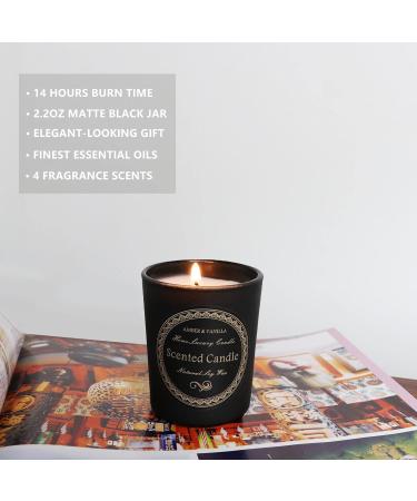 Soy Candles Gift Set for Women - Home Scented Candles with Essential Oils | Perfect Christmas & Birthday Gifts | 4x2.2oz Portable Travel Fragrances - Buy Online on GoSupps.com