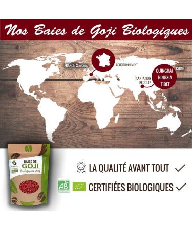 Organic Goji Berries Tibetan Region - 500G - Buy Online on GoSupps.com