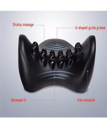Neck Support Protection Cervical Traction Pillow Portable Ergonomic Traction Support Pillow for Neck Pain Relief Neck Traction Device for Muscle Tension Relief - Buy Online on GoSupps.com