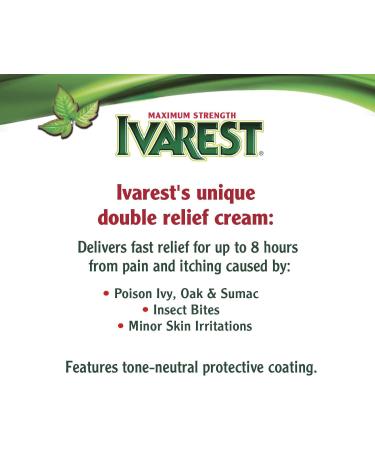 Blistex Ivarest Anti-Itch Cream 2 Oz - Maximum Strength Medicated Formula - Buy Online on GoSupps.com