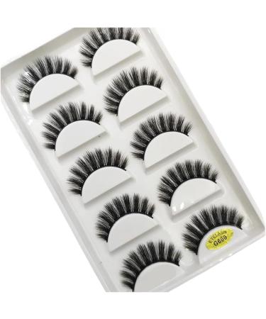UAMOU 10/50 Boxes 37 Style 5 Pairs Natural 3D False Eyelashes Makeup Fake Eye Lashes Faux Cils Make Up Beauty Maquillaje Cheerfully (Color : 5Pairs S07 Size : 20 Boxes 100Pairs) - Buy Online on GoSupps.com
