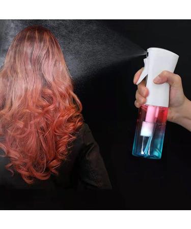 YWKJDDM Hair Spray Bottle 200 ml Continuous Water Mist Spray Bottle Salon Hairdressing Spray Bottle for Hair Styling Facial Plants Cleaning(Blue Pink) - Buy Online on GoSupps.com