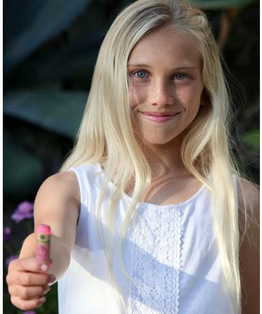 Raw Elements Organic Pink Lip Shimmer SPF 30+ 0.15oz - Natural Zinc Oxide Protection - Buy Online on GoSupps.com