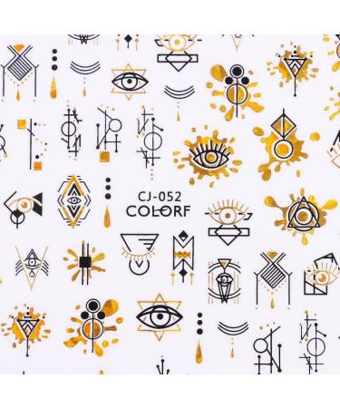 Manicure DIY Tips Flowers Leaf Abstract Woman Nail Stickers(06) Style6 - Buy Online on GoSupps.com