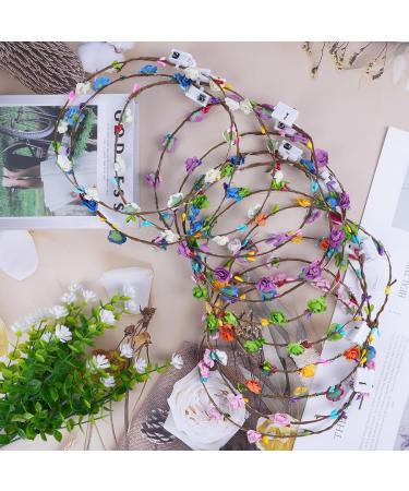 URAQT LED Flower Headband 12PCS - Light Up Flower Crown Garland for Women, Girls - Wedding, Halloween, Christmas Party Decor - Buy Online on GoSupps.com