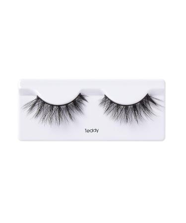 Kiss Lash Couture Triple Push Up Collection - 3D Volume Fake Eyelashes (Teddy) | Animal Test-Free Reusable Includes Black Eyelash Glue | International Shipping Available - Buy Online on GoSupps.com