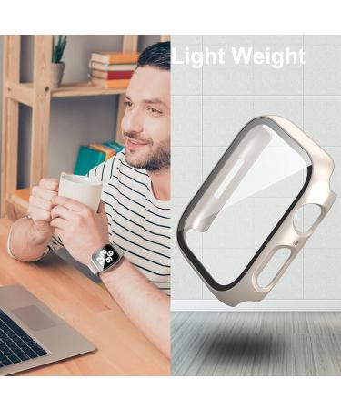 Landhoo 6 Pack case for Apple Watch Series SE/6/5/4 40mm Screen Protector with Tempered Glass Hard PC HD Full Cover Protective iwatch. Rose Gold+Pink+Silver+Starlight+Classic Leopard+Clear only for 40mm - Buy Online on GoSupps.com