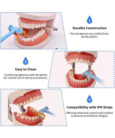 Complete IPR Kit for Orthodontic Treatment | Interproximal Enamel Reduction Set with Handpiece & Polishing Strips - Dental Tool for Tooth Gapping & Space Creation - Buy Online on GoSupps.com