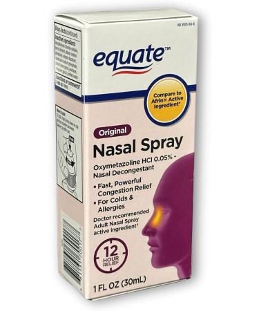 Nasal Spray Decongestant- Original 12 Hour Max Strength 1.0 Fluid Ounce (Pack of 2) Boxed by Fusion Shop Store - Buy Online on GoSupps.com