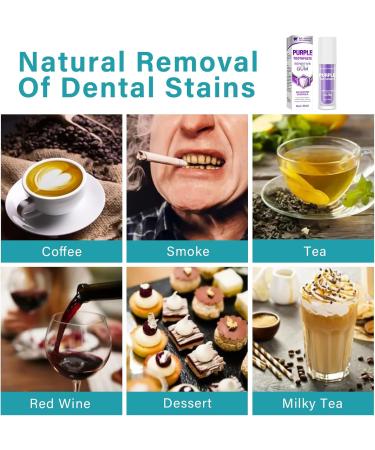 MOLOVA Purple Toothpaste for White Teeth | Effective Non-Irritating Teeth Whitening - Buy Online on GoSupps.com