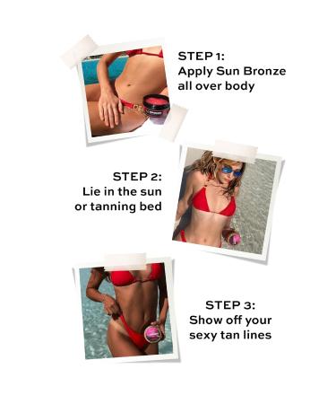 Original Sun Bronze Ultra Tanning Butter - Paradise Mango | Fast Tan & Sensitive Skin Formula | Ideal for Sun & Tanning Bed Use - Buy Online on GoSupps.com