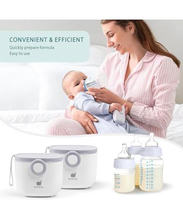 Termichy Milk Powder Dispenser Pot - 250g Grey Formula Dispenser for Baby - Buy Online on GoSupps.com