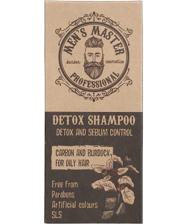 Detox Shampoo for Men | Active Carbon & Burdock | Paraben & Sulfate Free | 260 ml - Men's Master - Buy Online on GoSupps.com
