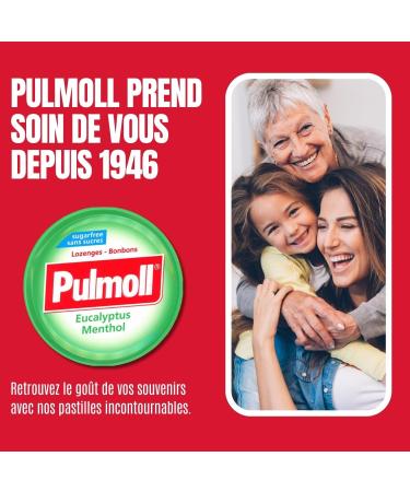 Pulmoll Display x24 | Mini Format 20g | Since 1946 (Eucalyptus Mint) - Buy Online on GoSupps.com