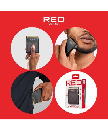 RED by Kiss Cordless Mini Shaver for Men - Compact USB-C Charging Long Battery Life Travel-Friendly Design - Buy Online on GoSupps.com