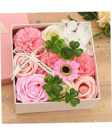 HOMSFOU 3 Boxes Carnation Soap Flower Valentine s Day Gifts Rose Flower Scented Bath Soap Floral Scented Soap Carnation Scented Soap Wedding Party Flower Rose Soap Gift Box Paper Gift Pack - Buy Online on GoSupps.com