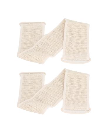 Exfoliating Back Scrubber Dead Skin Removal Towel Deep Cleansing with Soft Texture Suitable for Daily Cleaning Needs Cotton Linen